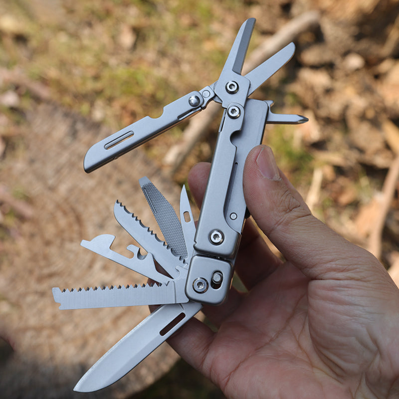 Multitool Hand Tool Screwdriver Mini Plier Portable Stainless Pocket Folding Pliers