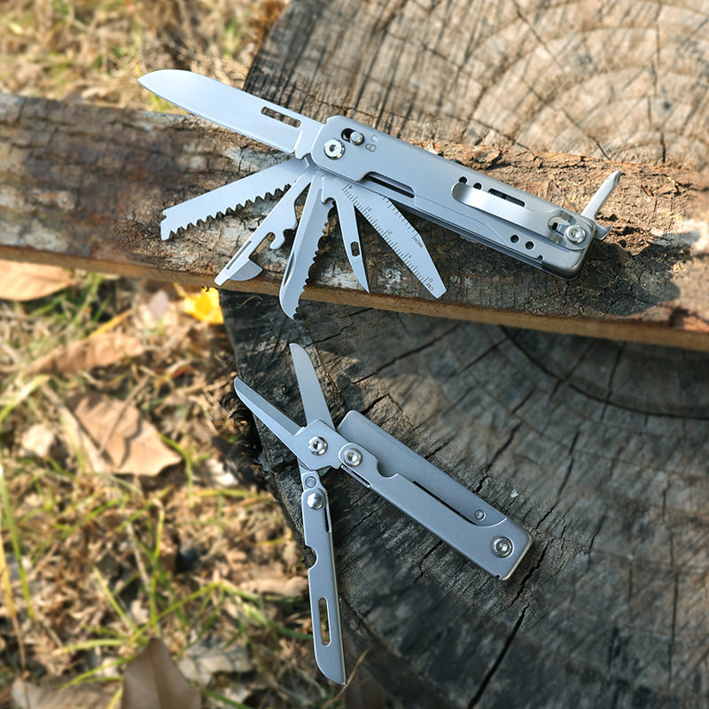 Multitool Hand Tool Screwdriver Mini Plier Portable Stainless Pocket Folding Pliers