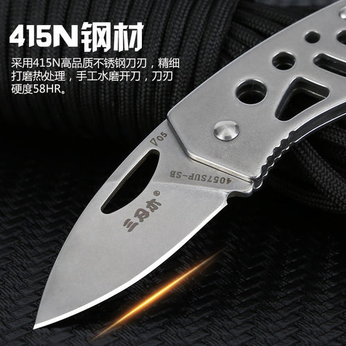Bushcraft Folding Field Knife Multi-functional Pocketed EDC knife